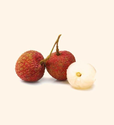 Mogu Red Lychee and green leaf 100% organic fruits